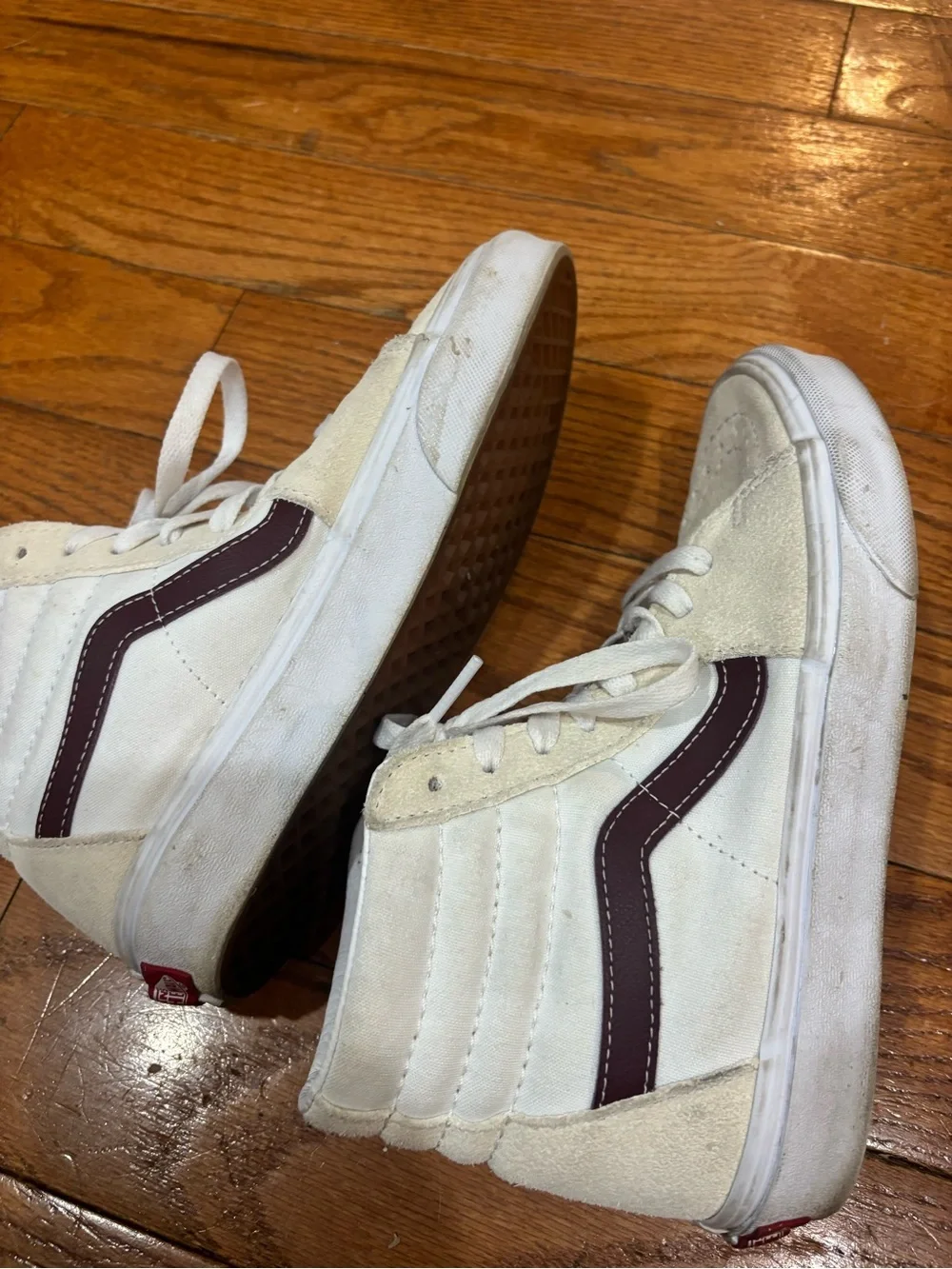 Vans Sk8-Hi Classic Sport sneakers White Port Royal Woman’s 7 Men’s 5.5